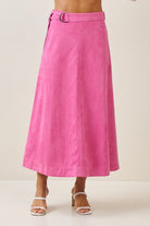 Flamingo Midi Skirt - Jupe NYC