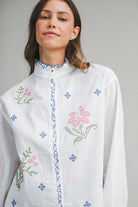 Florentine Floral Top - Jupe NYC