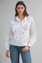 Florentine Floral Top - Jupe NYC
