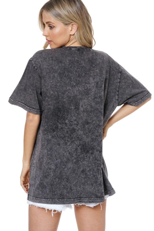 Striped Leopard Graphic Tee - Jupe NYC