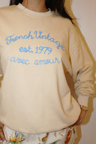 French Vintage Graphic Sweatshirt - Jupe NYC