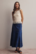 Nashville Denim Skirt - Jupe NYC