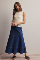 Nashville Denim Skirt - Jupe NYC
