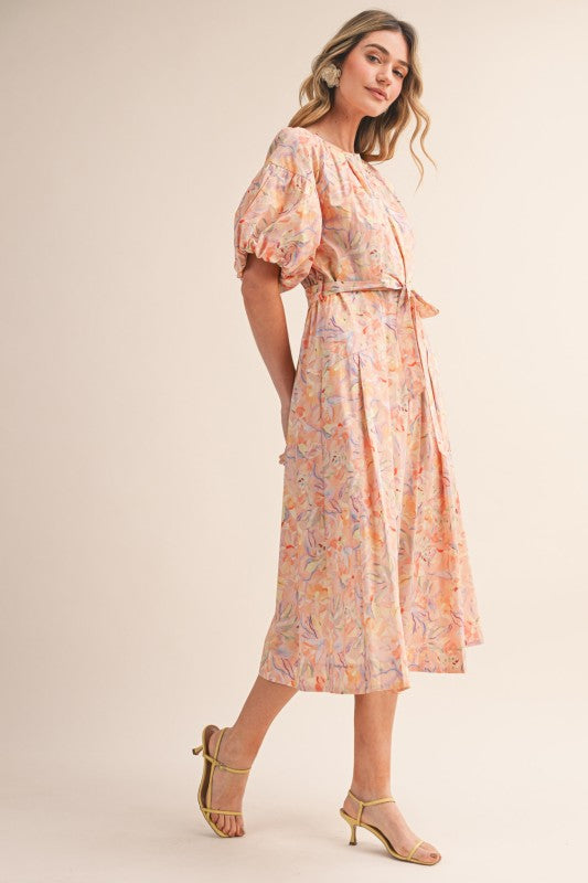 Peach Blossom Dress - Jupe NYC