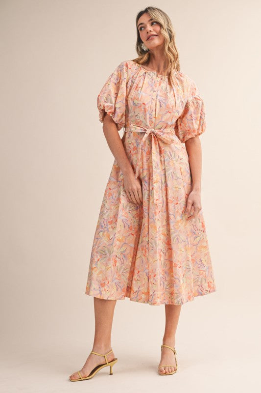 Peach Blossom Dress - Jupe NYC