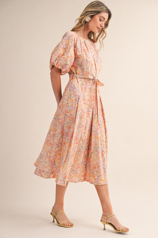Peach Blossom Dress - Jupe NYC