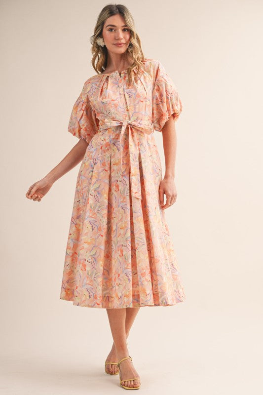 Peach Blossom Dress - Jupe NYC