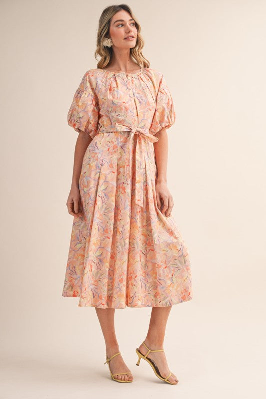 Peach Blossom Dress - Jupe NYC