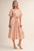 Peach Blossom Dress - Jupe NYC