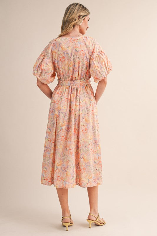 Peach Blossom Dress - Jupe NYC