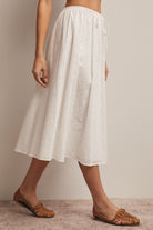 Seaside Eyelet Midi Skirt - Jupe NYC