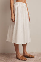 Seaside Eyelet Midi Skirt - Jupe NYC