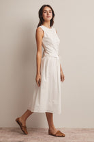 Seaside Eyelet Midi Skirt - Jupe NYC