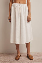 Seaside Eyelet Midi Skirt - Jupe NYC