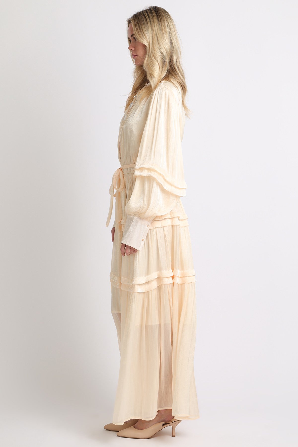 Seraphina Satin Maxi Dress - Jupe NYC