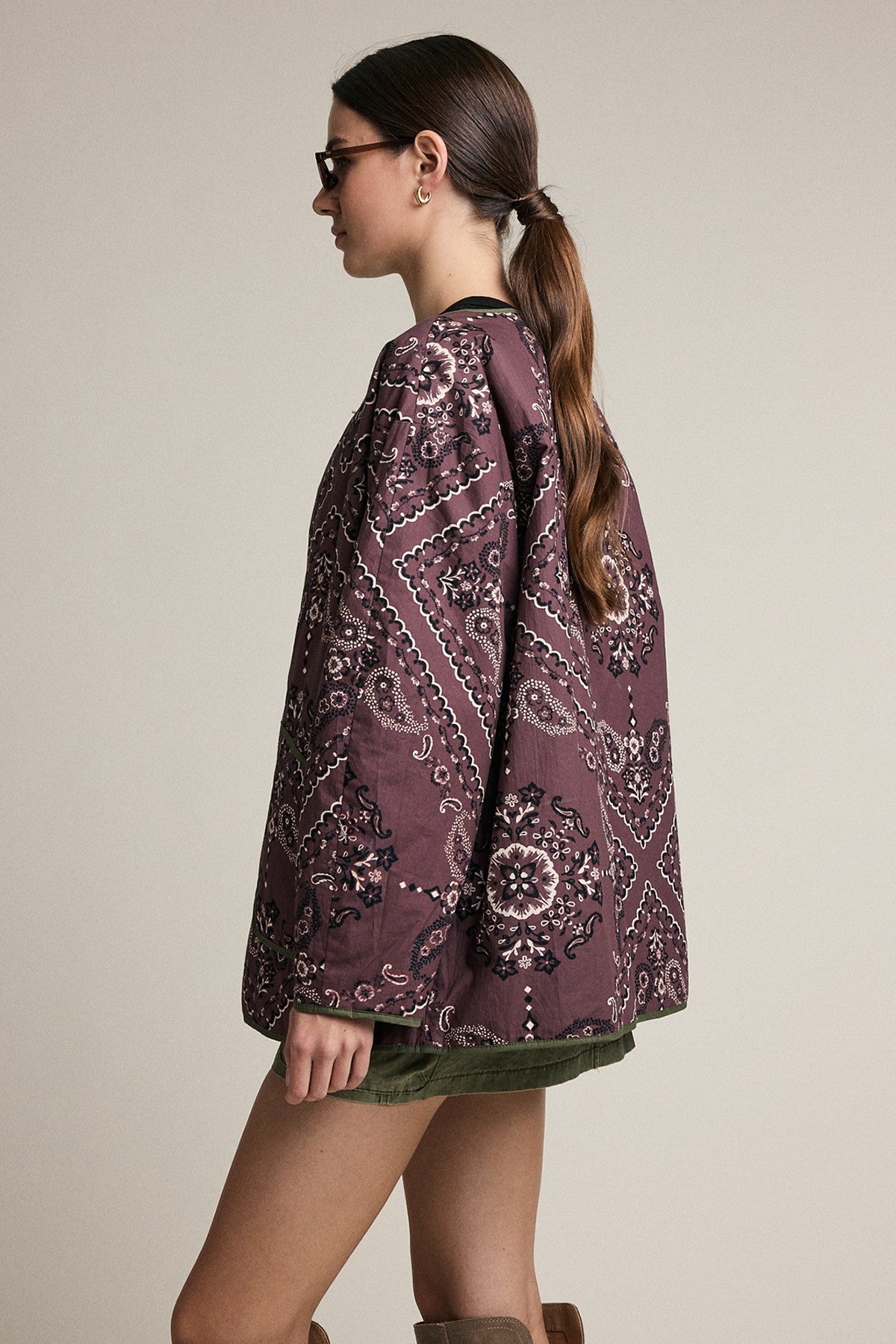 Stevie Bandana Jacket - Jupe NYC