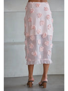 Rosette Midi Skirt - Jupe NYC