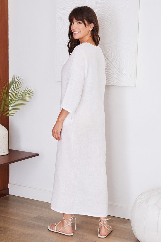 Palma Linen Dress - Jupe NYC