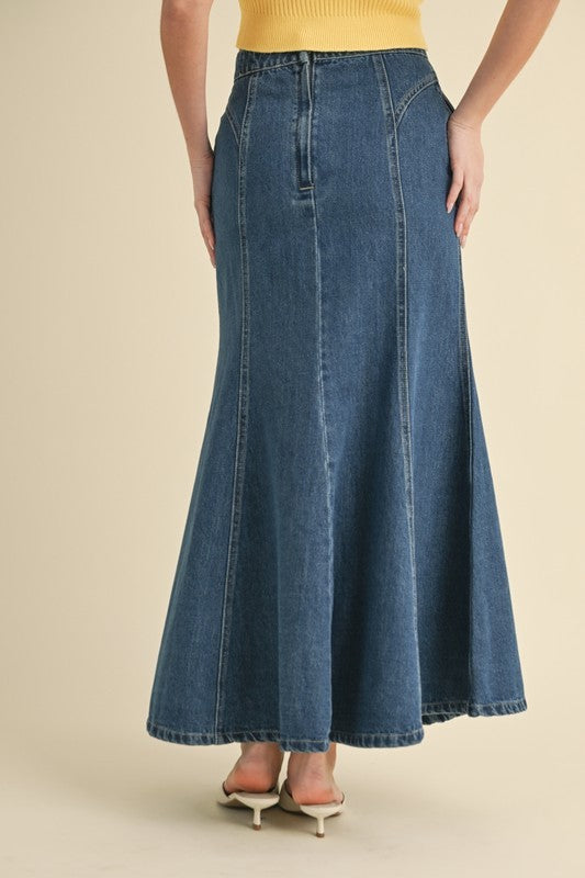 Sasha Denim Skirt - Jupe NYC