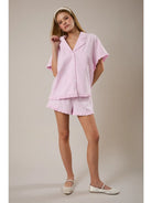 Pink Gingham Pajamas - Jupe NYC