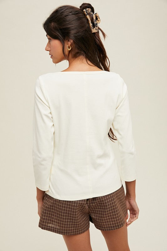 Jupe Basic Boatneck Top - Jupe NYC