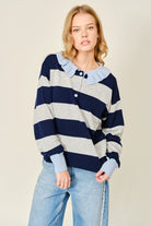 Brielle Polo Sweater - Jupe NYC