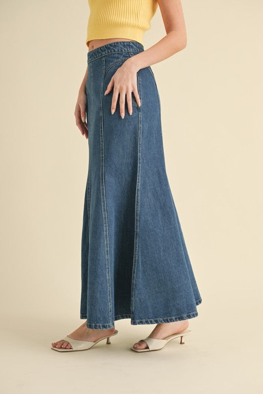 Sasha Denim Skirt - Jupe NYC