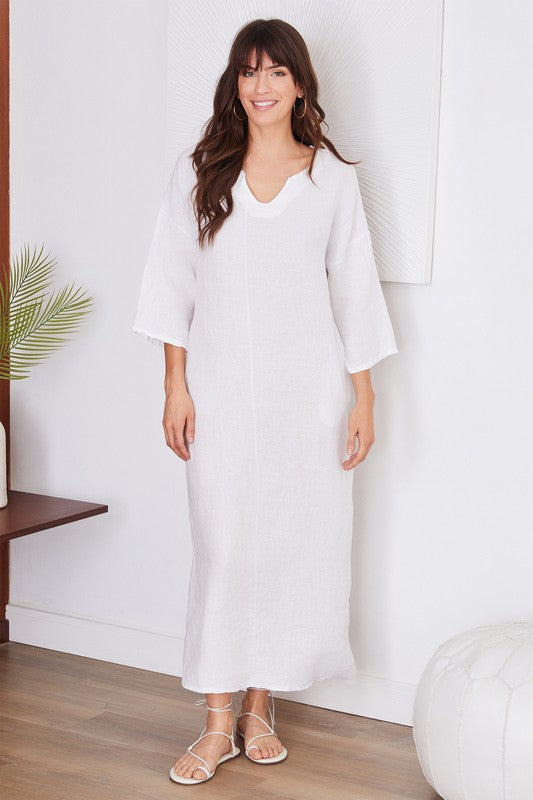 Palma Linen Dress - Jupe NYC