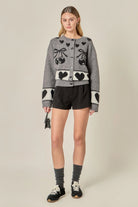 Cherie Heart Cardigan - Jupe NYC