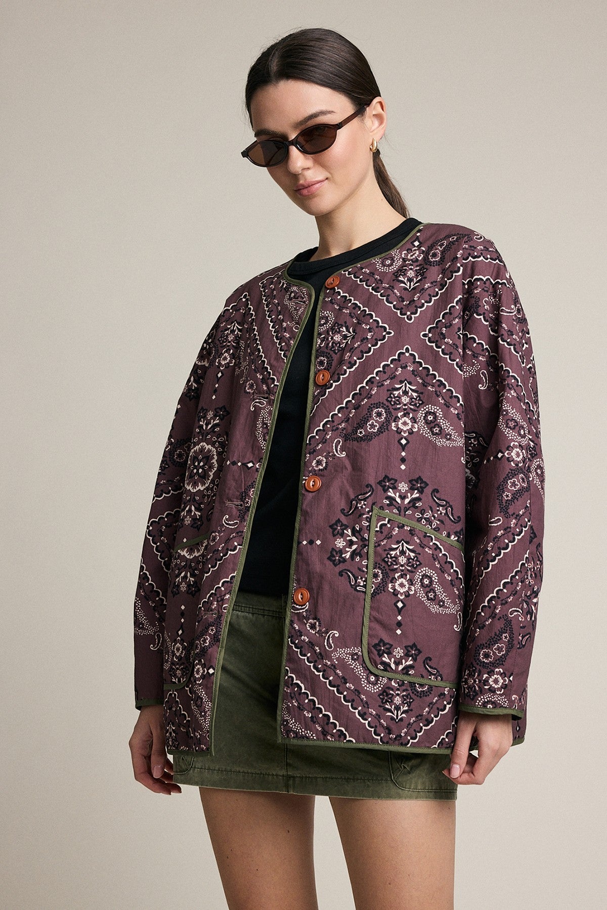 Stevie Bandana Jacket - Jupe NYC
