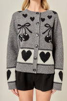 Cherie Heart Cardigan - Jupe NYC