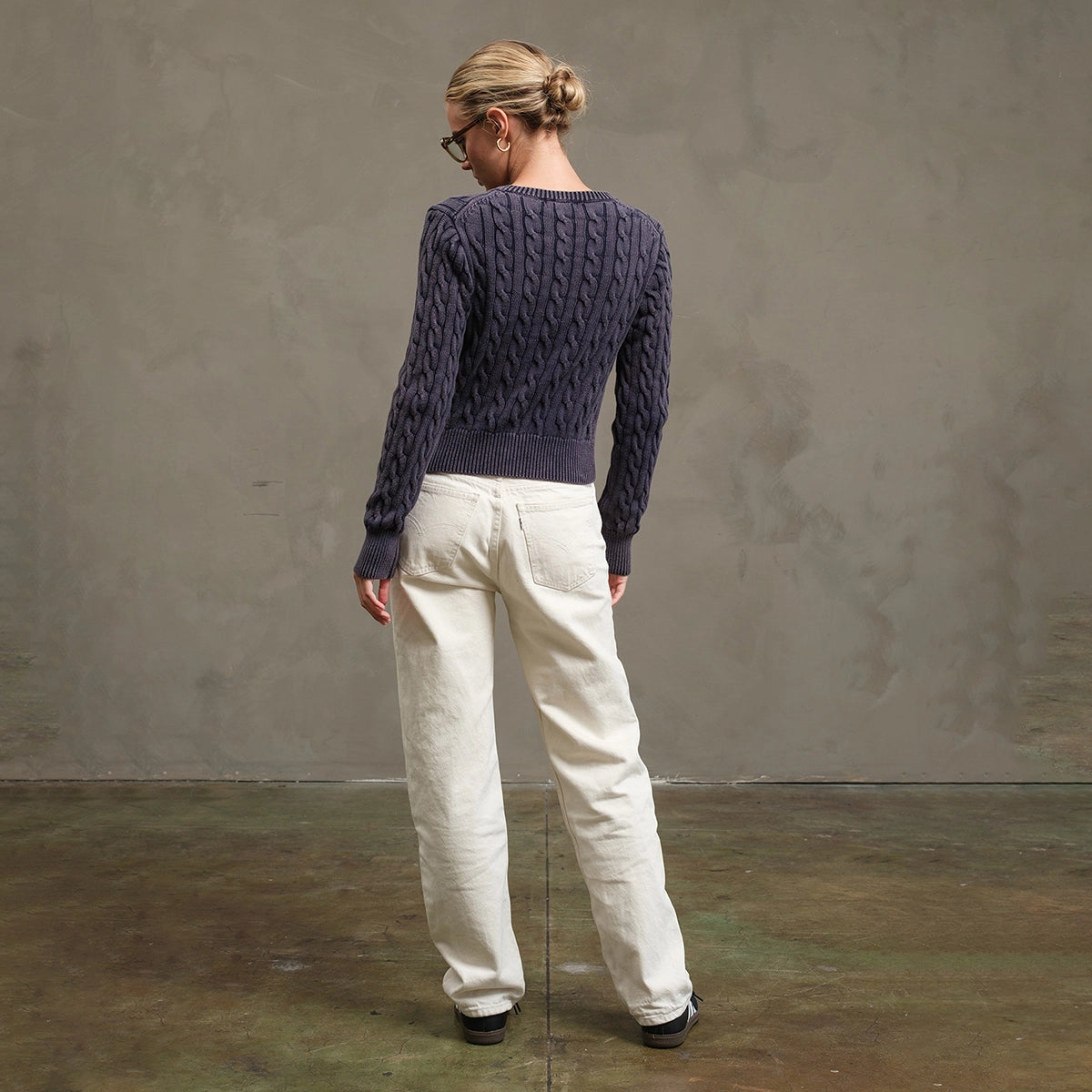 Cherry Cable Cardigan - Jupe NYC