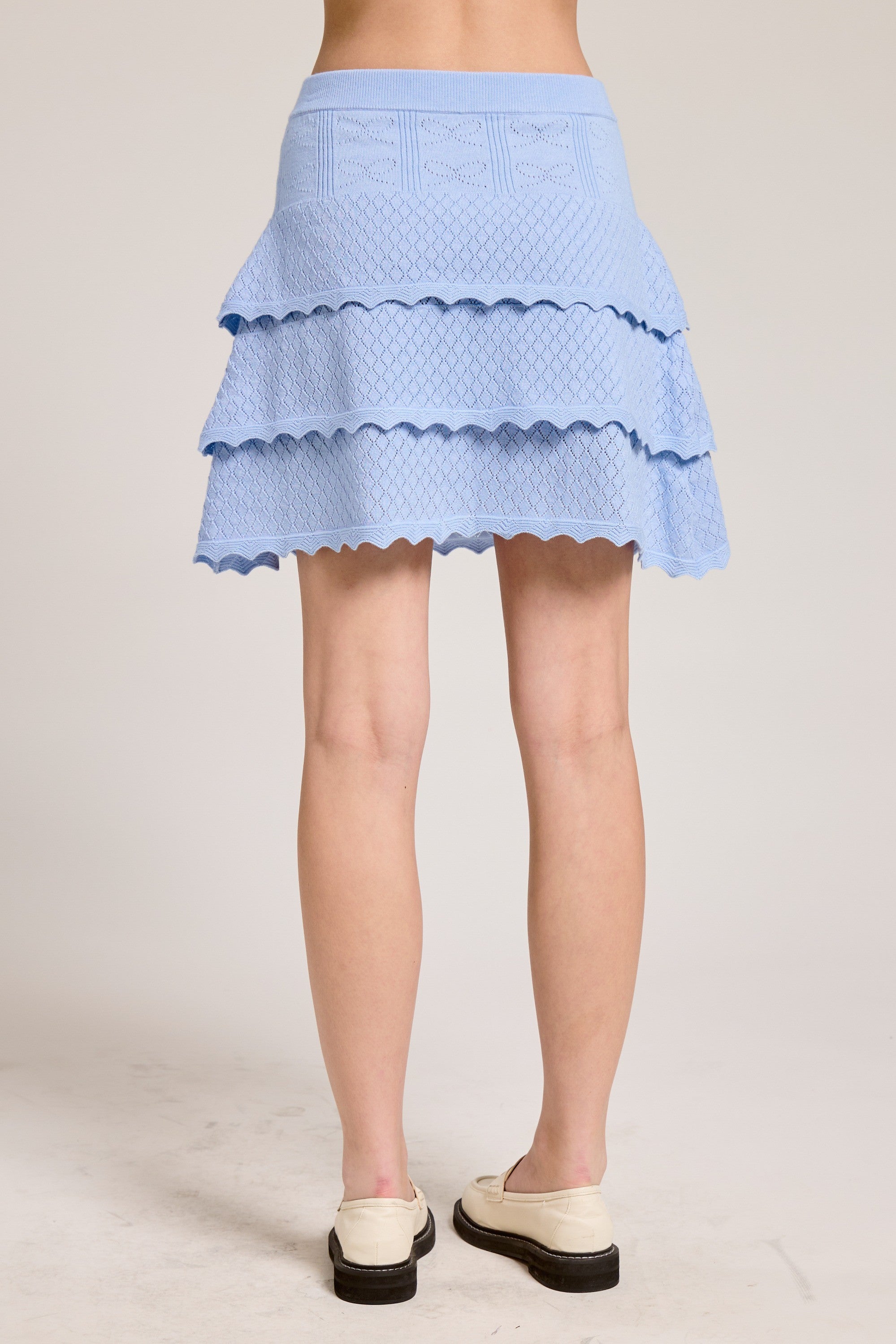 Callie Pointelle Skirt - Jupe NYC