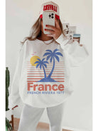 French Riviera Vintage Sweatshirt - Jupe NYC