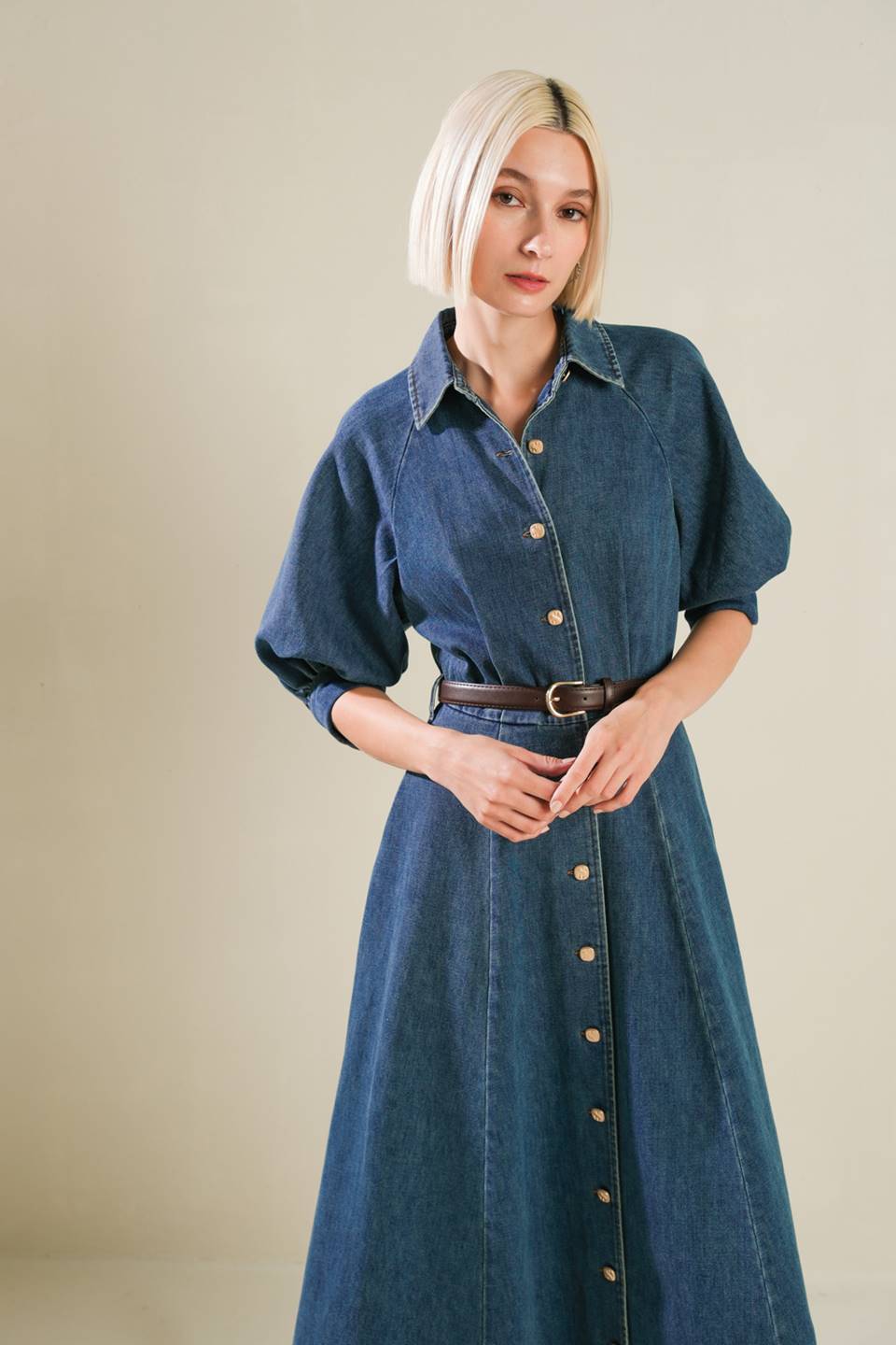 Tribeca Denim Dress - Jupe NYC