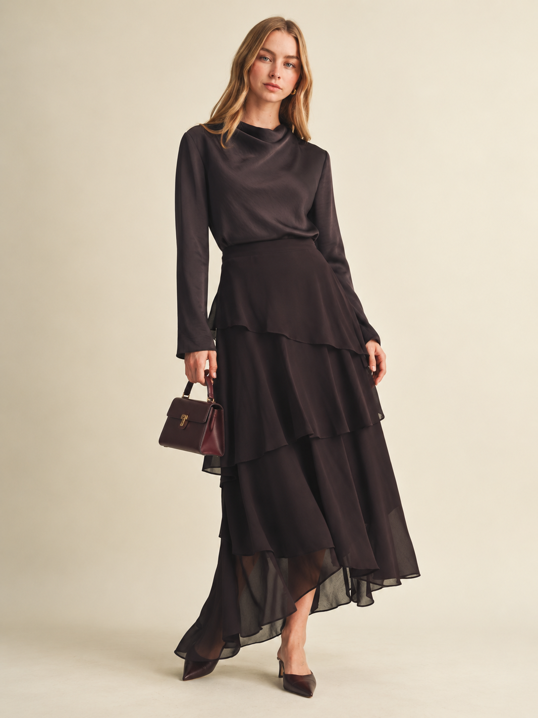 Coco Satin Top - Jupe NYC