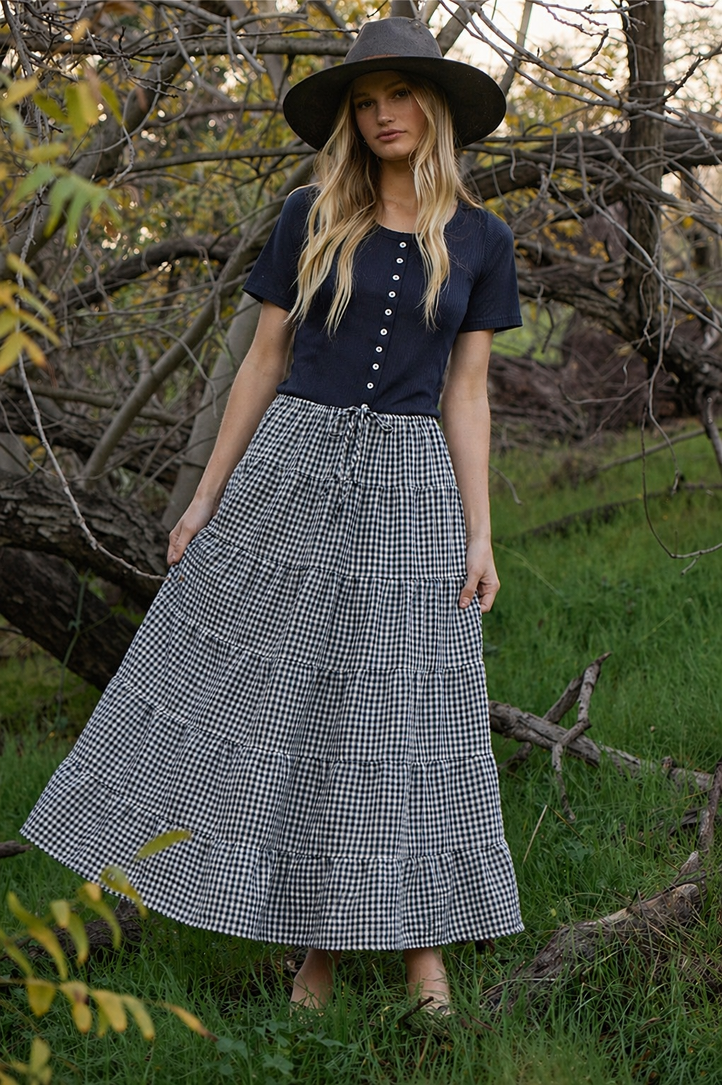 Winnie Maxi Skirt - Jupe NYC