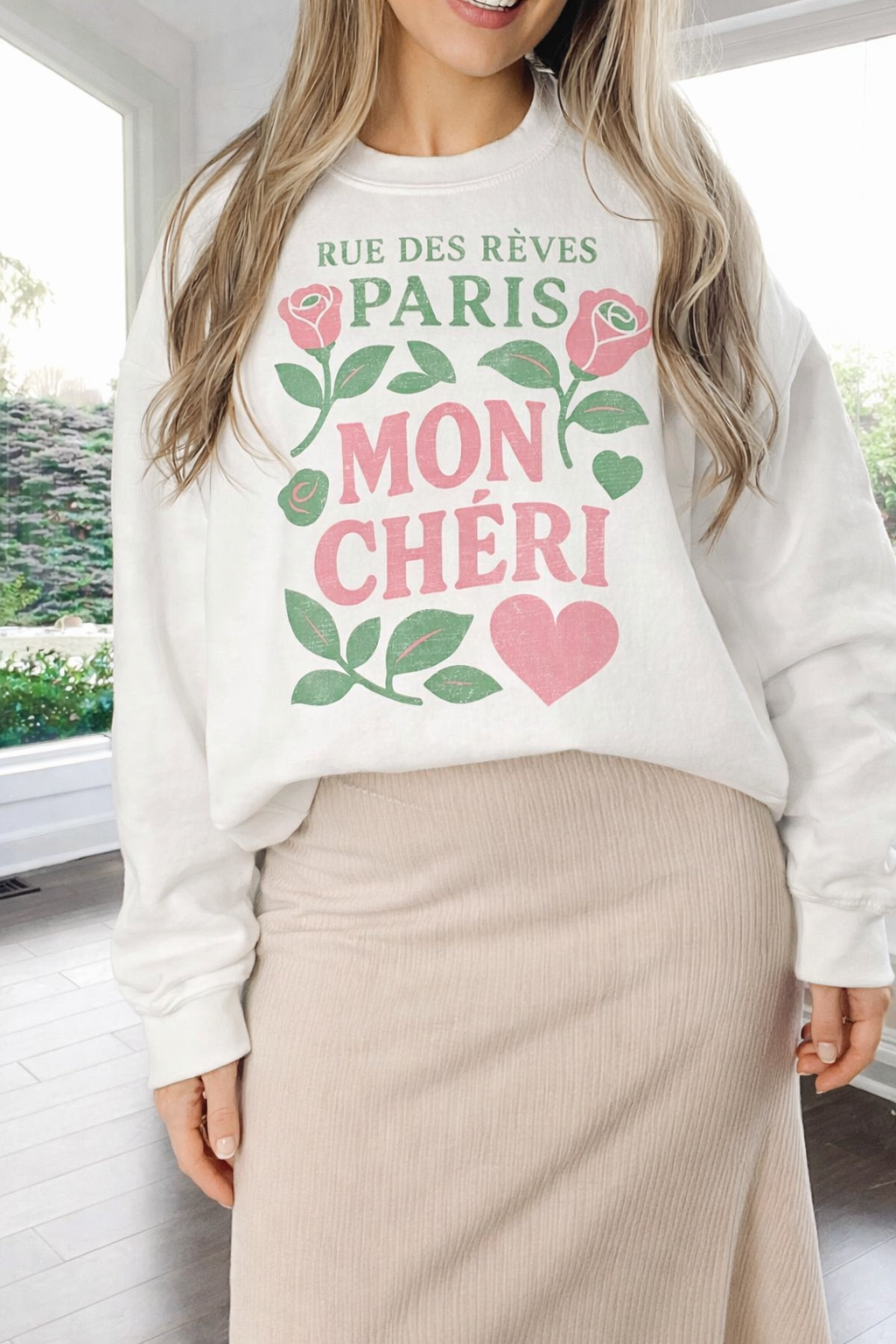 Paris Mon Cheri Sweatshirt - Jupe NYC