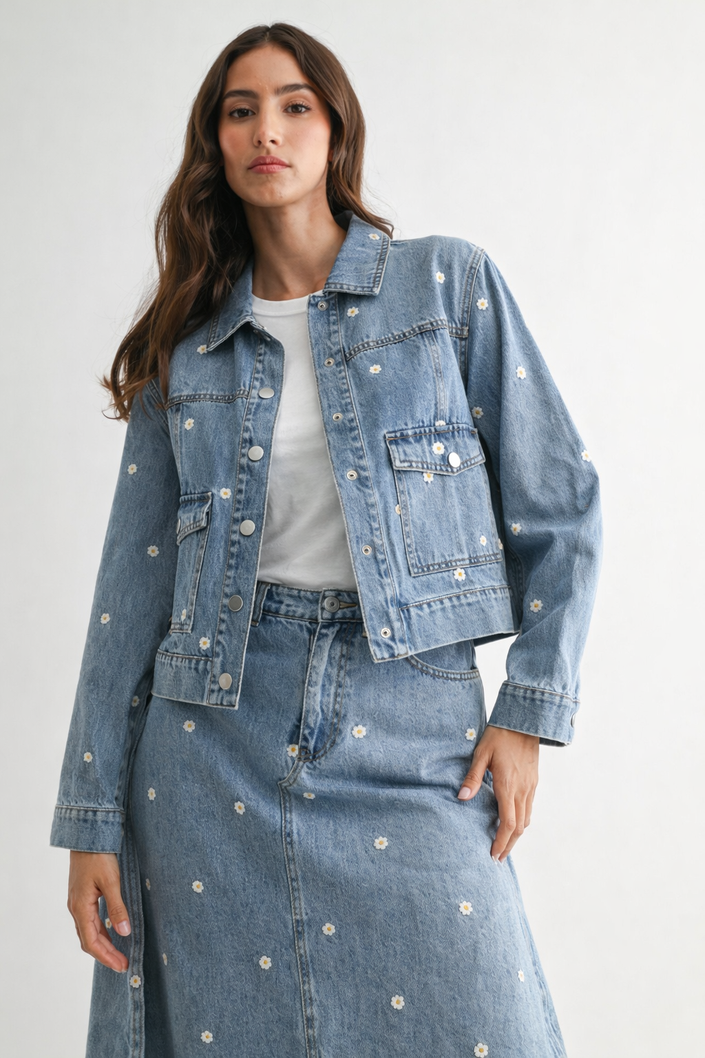 Wildflower Denim Jacket - Jupe NYC