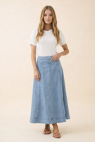 Fairfax Denim Skirt - Jupe NYC