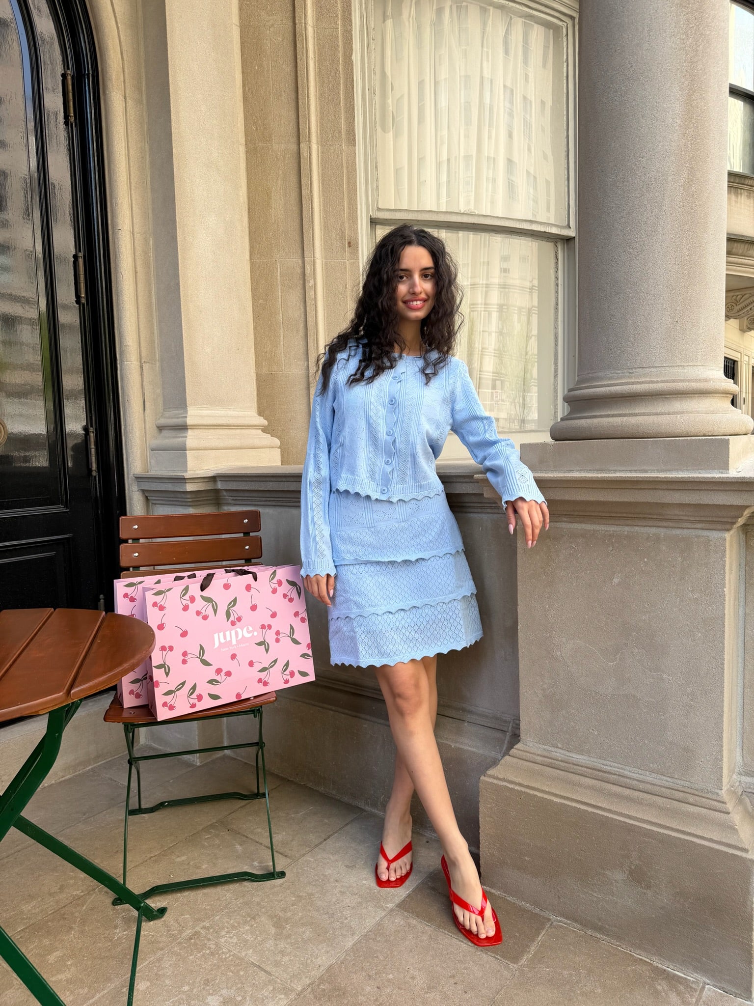 Callie Pointelle Skirt - Jupe NYC