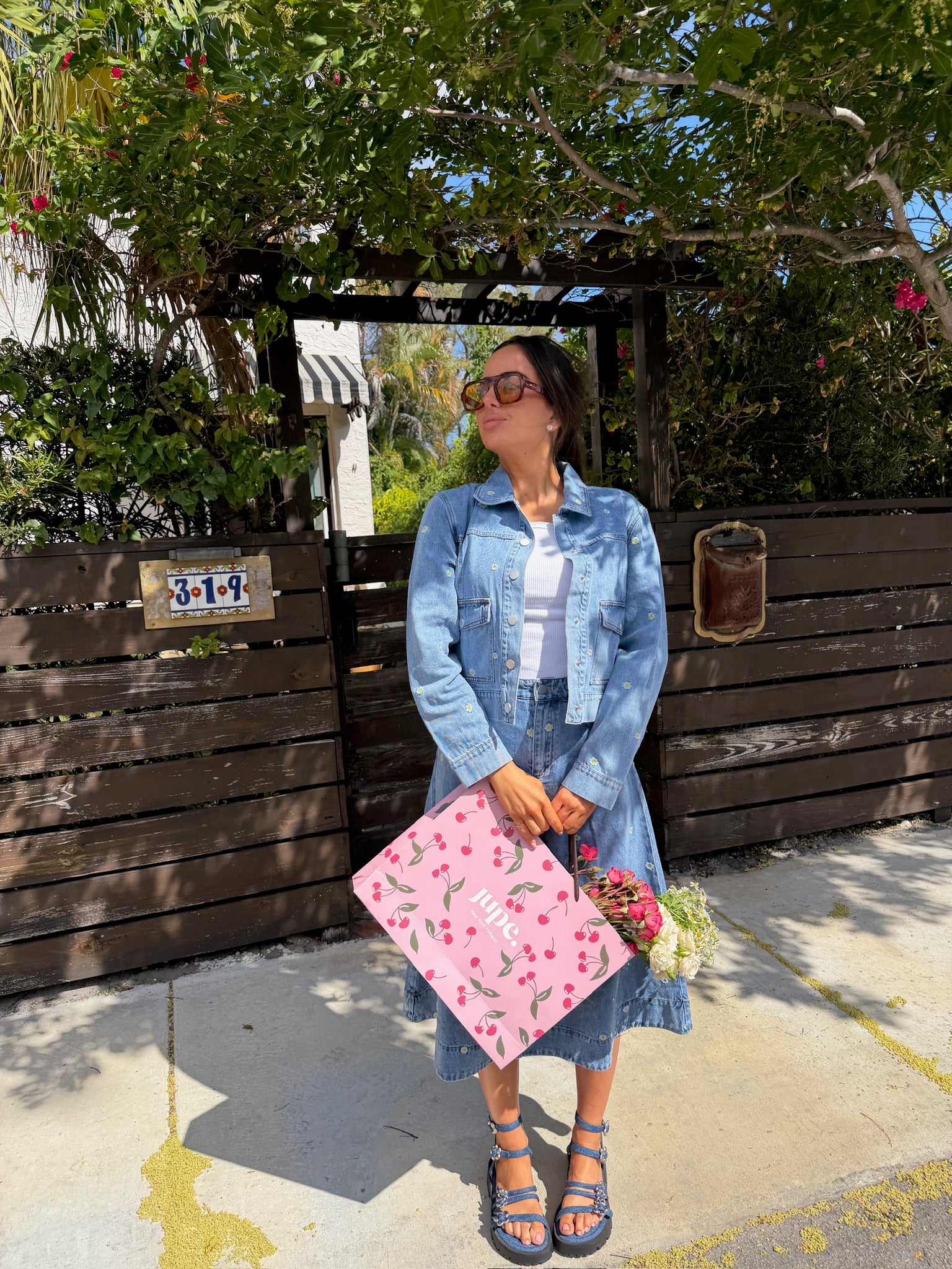 Wildflower Denim Jacket - Jupe NYC