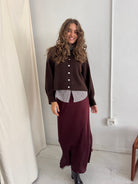 Sloane Satin Slip Skirt - Jupe NYC