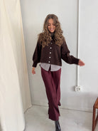 Sloane Satin Slip Skirt - Jupe NYC