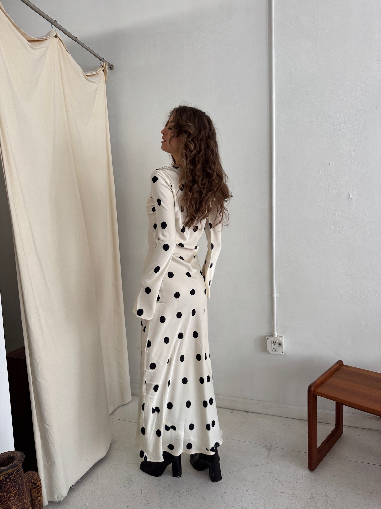 Poppy Polka Dot Dress - Jupe NYC