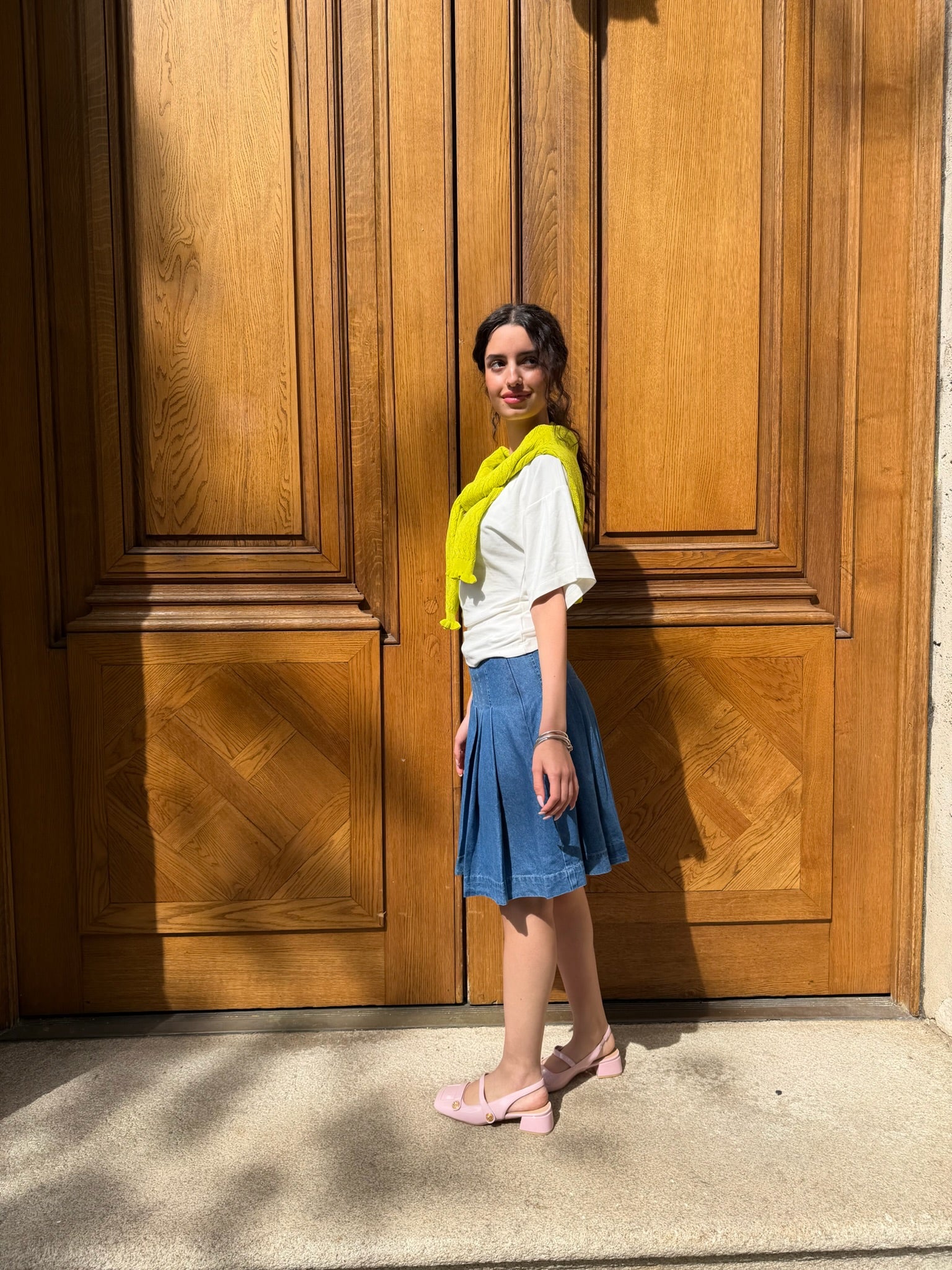 Denim Tennis Skirt - Jupe NYC