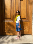 Denim Tennis Skirt - Jupe NYC