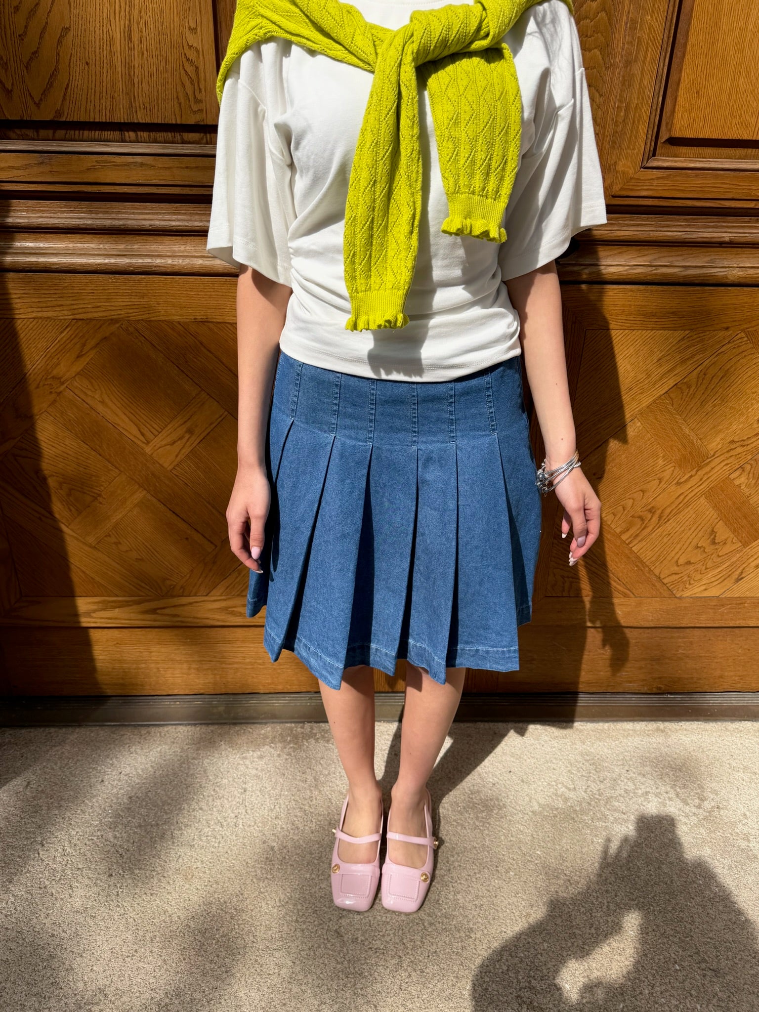 Denim Tennis Skirt - Jupe NYC
