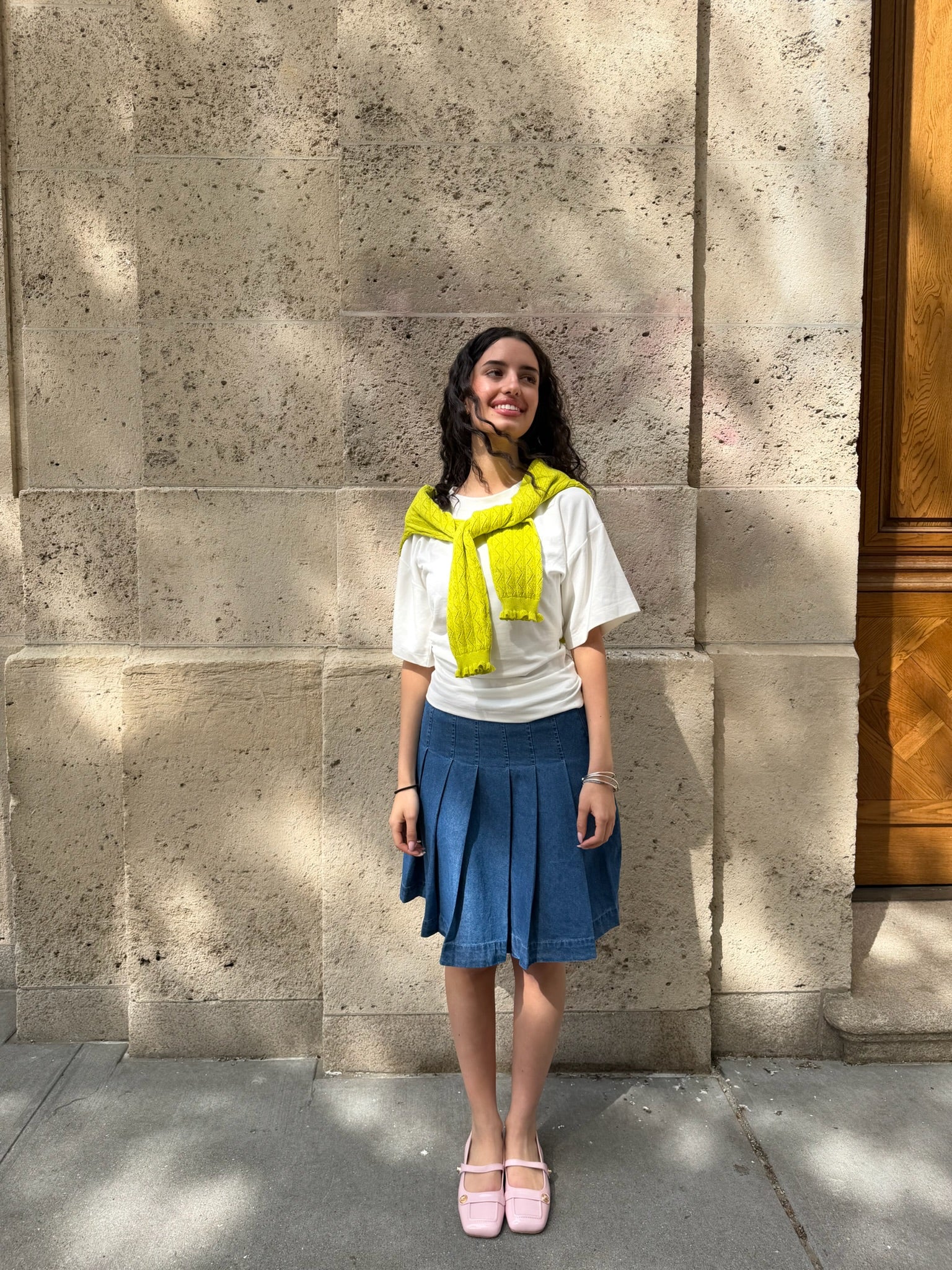 Denim Tennis Skirt - Jupe NYC