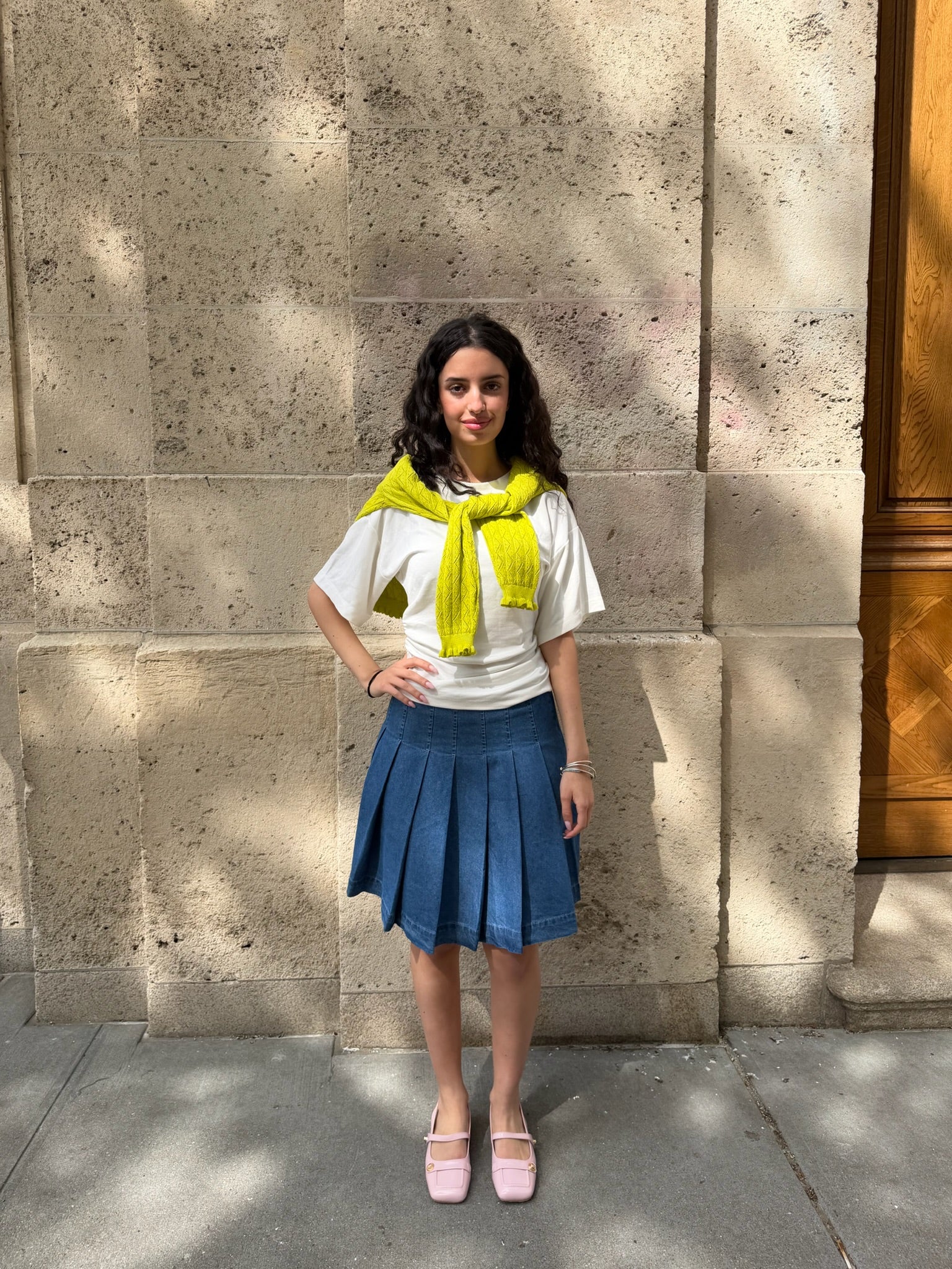 Denim Tennis Skirt - Jupe NYC
